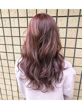 salon de MiLK 札幌大通店【サロン ド ミルク】 大人気のピンクベージュカラー