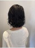 ボブ×デジタルパーマ