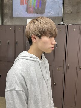 ユニオンデュオ 栄(Union Duo) 黄ばみ飛ばしベージュ[メンズ/ブリーチ/髪質改善/眉毛