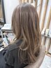 【アキ指名】【白髪ぼかしNo.1】透明感ハイライトカラー+カット+髪質改善