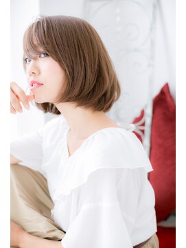 ドクターズサロン LAB 小山店 【Lab小山】斜めバングで小顔見せ♪ワンカール大人ボブe