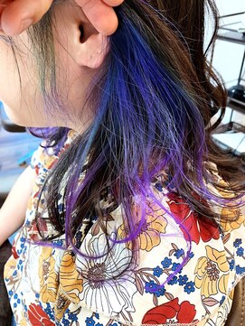 ノーブル(Noble) 最旬！！ブルーラベンダーインナーカラー