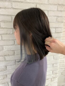 ロンド 表参道店(Lond) 【Lond倉崎涼】インナーカラー職人＊パープル×ボブ