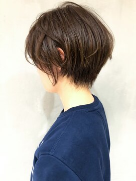 アルバム 渋谷パルコ(ALBUM) くびれマッシュショートグレージュ_スリークボブ_ba278863