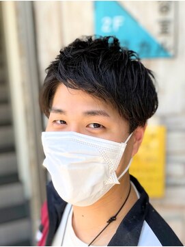 ヘアステージアミカル 爽やかアップバング