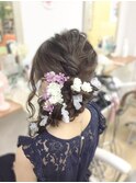 【ZEN横浜関内】お持込頂いたお飾りに合わせたサイド編みおろし