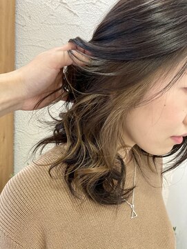 ラパンエアル(LAPINEAL) 鎖骨レングスのデザインカラー