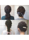 ヘアアレンジ色々♪お任せください^_^