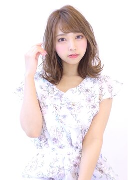 オーロ 宝塚店(ORO) 20代30代40代透明感マロンベージュニュアンスカラーAラインボブ