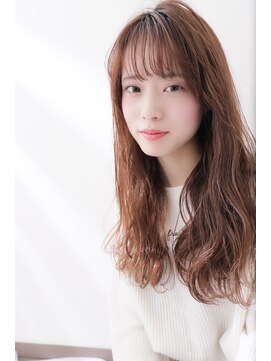 アームスヘアー(ARMS HAIR) シースルーバング×愛されロング