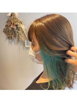 リリヘアー(LiLi.hair) グリーンカラー