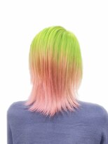 ホワイト 梅田(white)&nbsp;＊2トーン＊黄緑×ピンク