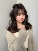 【ふうかすたいる】ほんのりピンクなブラウンで春っぽく♪
