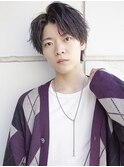 ソフトツイストスパイラルおしゃれショートアップバング
