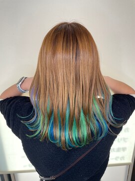 アイズ 渋沢(AIZU) インナーカラー/ブリーチ/ダブルカラー/Aujua/韓国