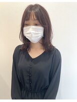 ハグ ヨコハマ(HUG yokohama) 『TATSU』韓国風カット/ミディアムレイヤー/顔周りカット