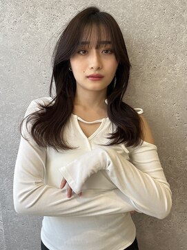 アース 三軒茶屋店(HAIR&MAKE EARTH) 三軒茶屋_レディース_ロング_コテ巻き_くびれ巻き_韓国巻き_小顔