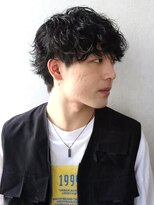 メンズサロン ブロック(Men's Salon bloc) 束間波巻きスパイラルパーマウルフツイストスパイラルパーマ