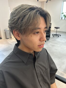 シーフ 千葉(Cyf) ベリーショート/ダークアッシュ/ニュアンスパーマ/韓国マッシュ