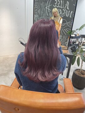 アイリー 名古屋(A/LEE) パープル／韓国ヘア