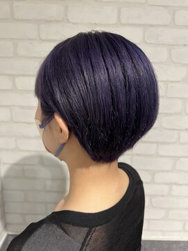 ルノン(LUNON) アメジストパープル/ショートヘア/ダブルカラー