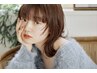 ☆抜群の柔らかさ☆似合わせカット+トレンドデザイン「透明感」カラー　