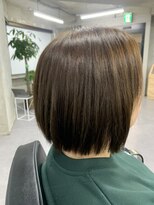 リベルテ 上板橋(liberte)&nbsp;タッセルボブ×マットブラウンカラー×ストレート【上板橋】