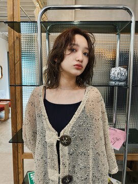 ヒュージ 表参道(huge) レイヤーカット/ニュアンスパーマ/くせ毛風パーマ/顔周りカット