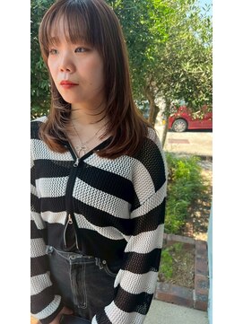 ドクターズサロン レラパール ワンホンヘア/ローレイヤー/フェミニン/薄め前髪/艶感ミディアム