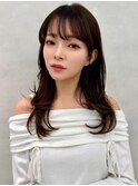 レイヤー/ネビージュ/韓国ヘア/イメチェン/縮毛矯正/中野/