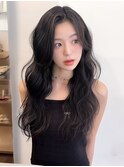 韓国ヘアー/ダブルカラー/ハイライト/イメチェン/エクステ/梅田