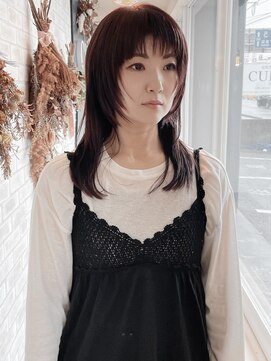 キュー(CUE) エッジーロング、髪質改善、ヘッドスパ