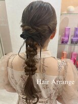 カラークチュール(Color Couture)&nbsp;るな/ヘアアレンジ/編みおろし/ゆるふわヘア