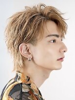 オーシャントーキョー 心斎橋(OCEAN TOKYO WEST)&nbsp;ベージュカラーセンターパートウルフ耳掛け