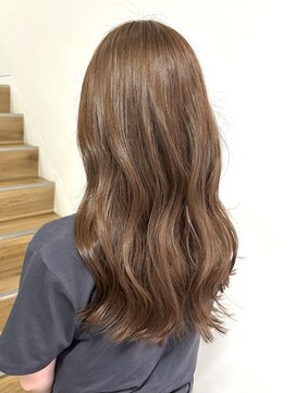 ヨーク(YOKE) 【YOKE】パールベージュブリーチなしヘーゼルグレージュ髪質改善