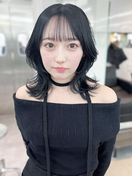 アルバム 渋谷パルコ(ALBUM) グレージュ韓国ヘア顔周りレイヤーおくれ毛_F70035