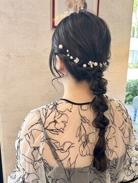 フェイバー 警固店(FAVOR) ヘアアレンジ/ヘアセット/編みおろし/結婚式/福岡/天神/警固