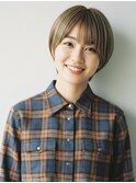 ベリーショート髪型20代30代40代50代前髪あり面長丸顔越谷