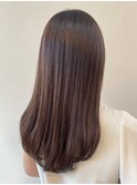 太白区アディクシーカラー顔周りレイヤーカット白髪ぼかしウルフ