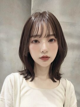 グロウ 恵比寿(grow) 小顔/オリーブグレー/ココアベージュ/黒髪/暗めカラー/髪質改善