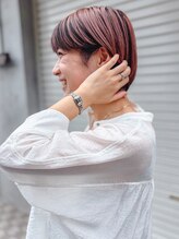 ティル(till) 【till_kage】丸いショート+アンブレラカラー