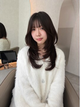 ジーナ 札幌(Zina) 【艶髪】ハッシュカットレイヤーロング＊美髪