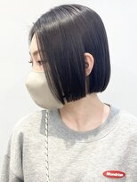 モリオフロムロンドン 松戸店(Morio from London)&nbsp;【morio松戸 石山】黒髪ストレートボブ切りっぱなしボブ20代30代