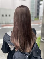 ディジョン(Dijon) 韓国顔まわりレイヤーカットグレージュオリーブベージュブラウン