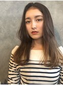 【GARDEN田中麻由】かき上げ前髪×外国人風グラデーションカラー