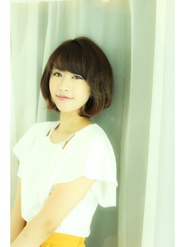 ミューズ 新瑞橋店(MUSE) 大人可愛い　ブラウンカラー　ボブスタイル