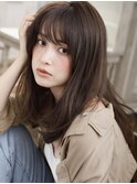 ラフな外ハネ＆内巻きMIX美人ロング