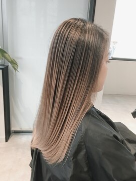 アディクト 綾瀬(ADDICT) 【ADDICT YuuYa】コントラストバレイヤージュ_セピアベージュ