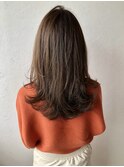 レイヤーカット×イノアカラーベージュ