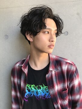 リット×ベリエ(Lit.×belier) ニュアンスパーマ/メンズマッシュ/スパイラルパーマ/薩摩川内